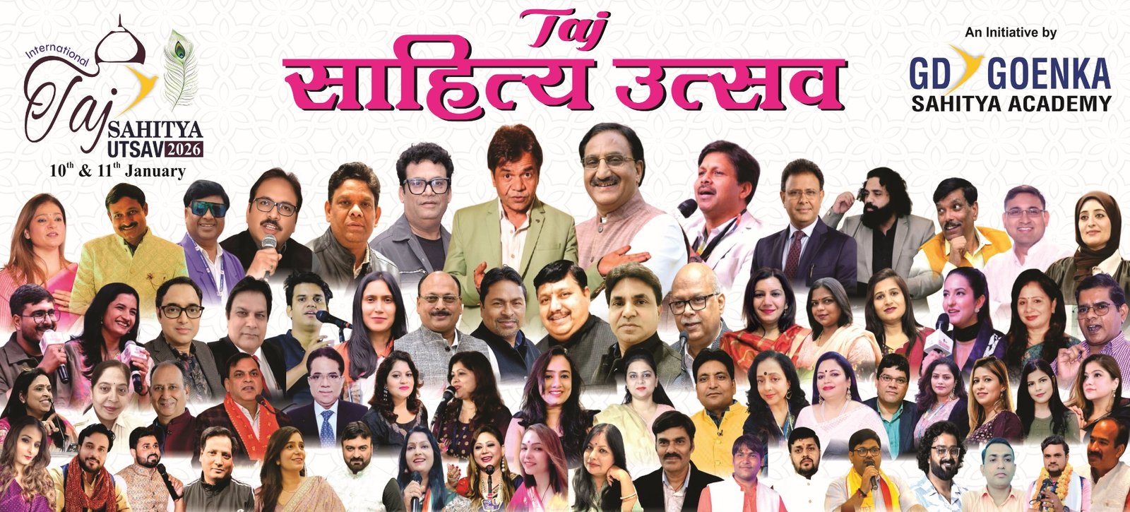 Taj Sahitya Utsav 2026 Summit Banner